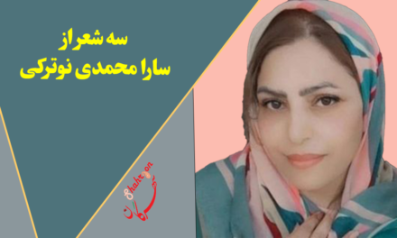 سه شعر از سارا محمدی نوترکی