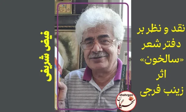 نقد و نظر بر دفتر شعر «سالخون» اثر زینب فرجی