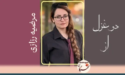 دو غزل از مرضیه رزازی