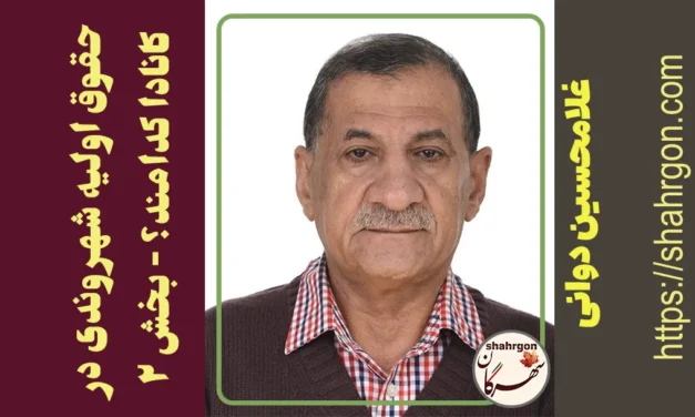 حقوق اولیه شهروندی در کانادا کدامند؟ – بخش ۲