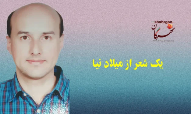 یک شعر از میلاد نیا