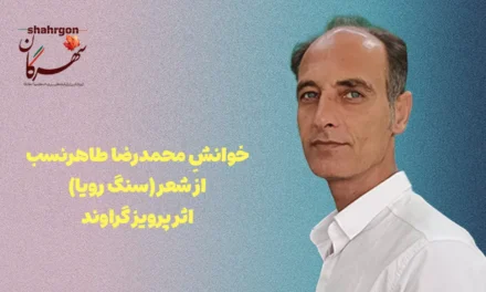 خوانش محمدرضا طاهرنسب از شعر (سنگ رویا) اثر پرویز گراوند