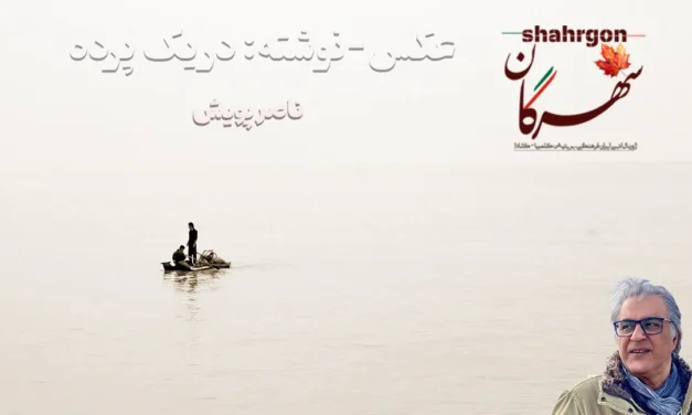 عکس‌-نوشته: در یک پرده