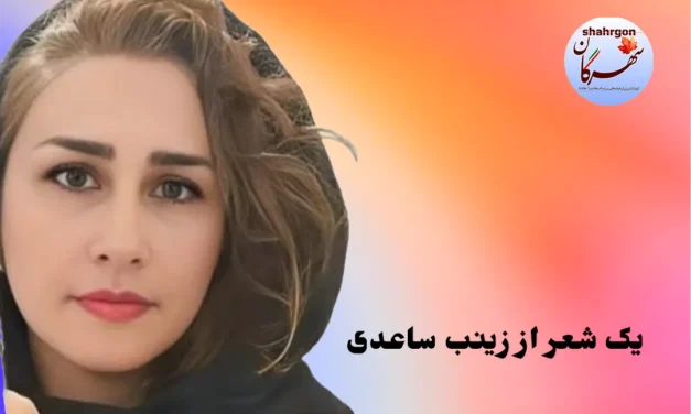 یک شعر از زینب ساعدی