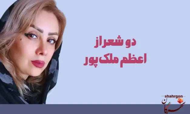 دو شعر از اعظم ملک‌پور