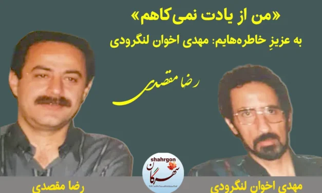 «من از یادت نمی‌کاهم»