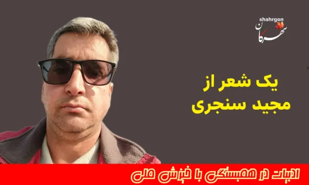 یک شعر از مجید سنجری