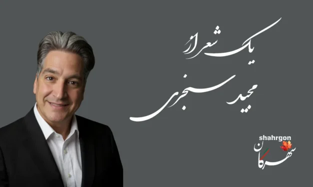 یک شعر از مجید سنجری