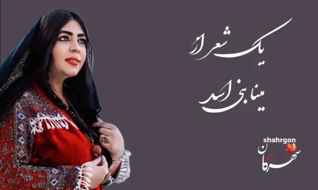یک شعر از مینا بنی‌اسد