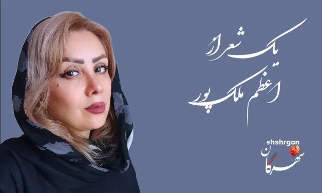 یک شعر از اعظم ملک‌پور